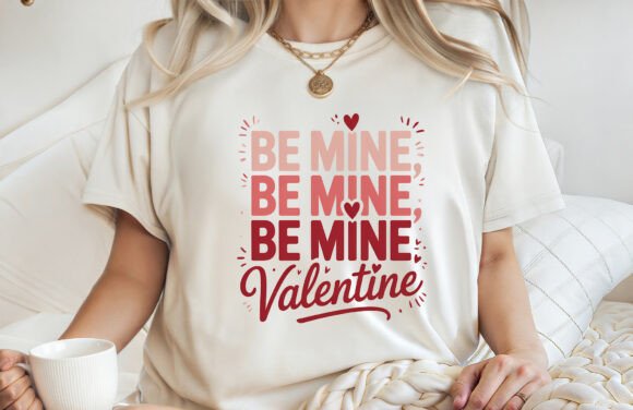Be Mine Valentine Sublimation PNG: A Heartfelt Embroidery Design for Real Projects