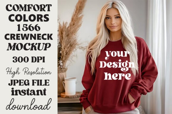 Comfort Colors 1566 Mockup Crimson 18 Review for Real Projects