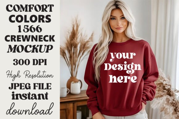 Comfort Colors 1566 Mockup Crimson 20 Review
