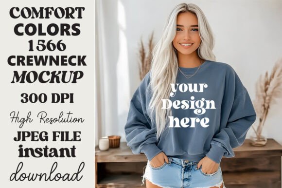 Comfort Colors 1566 Mockup Denim 20 Review for Real Projects