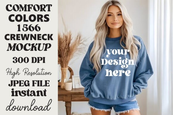 Comfort Colors 1566 Mockup Denim 23 Review for Real Projects