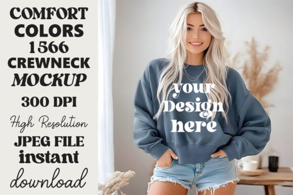 Comfort Colors 1566 Mockup Denim 26 Review for Real Projects