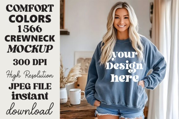 Comfort Colors 1566 Mockup Denim 4 Review for Real Projects