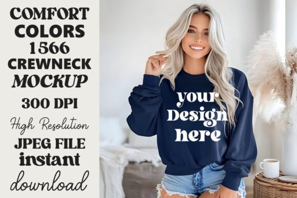 Comfort Colors 1566 Mockup True Navy 17 Review for Real Projects