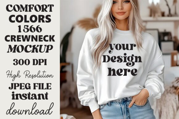 Comfort Colors 1566 Mockup White 2 Review for Real Embroidery Projects