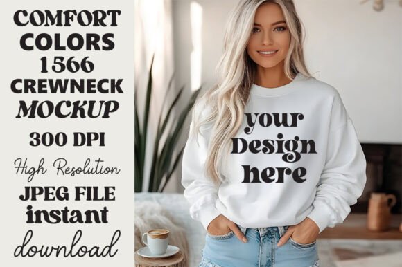 Comfort Colors 1566 Mockup White 5 Review for Real Embroidery Projects
