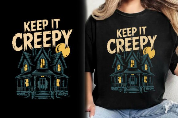 Keep It Creepy Halloween T-Shirt Design Review for Real Projects