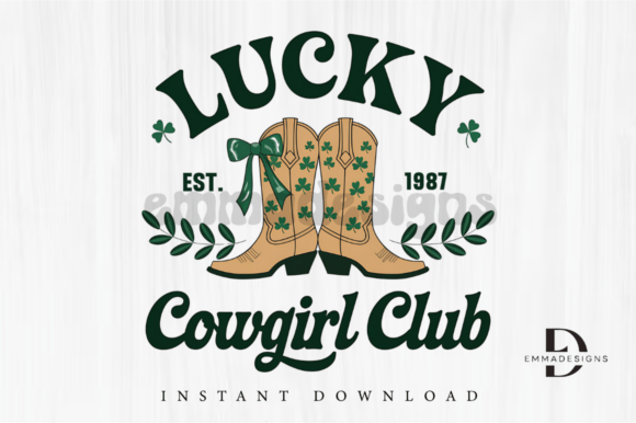 St. Patrickβs Day Lucky Cowgirl Coquette Review for Embroidery Projects